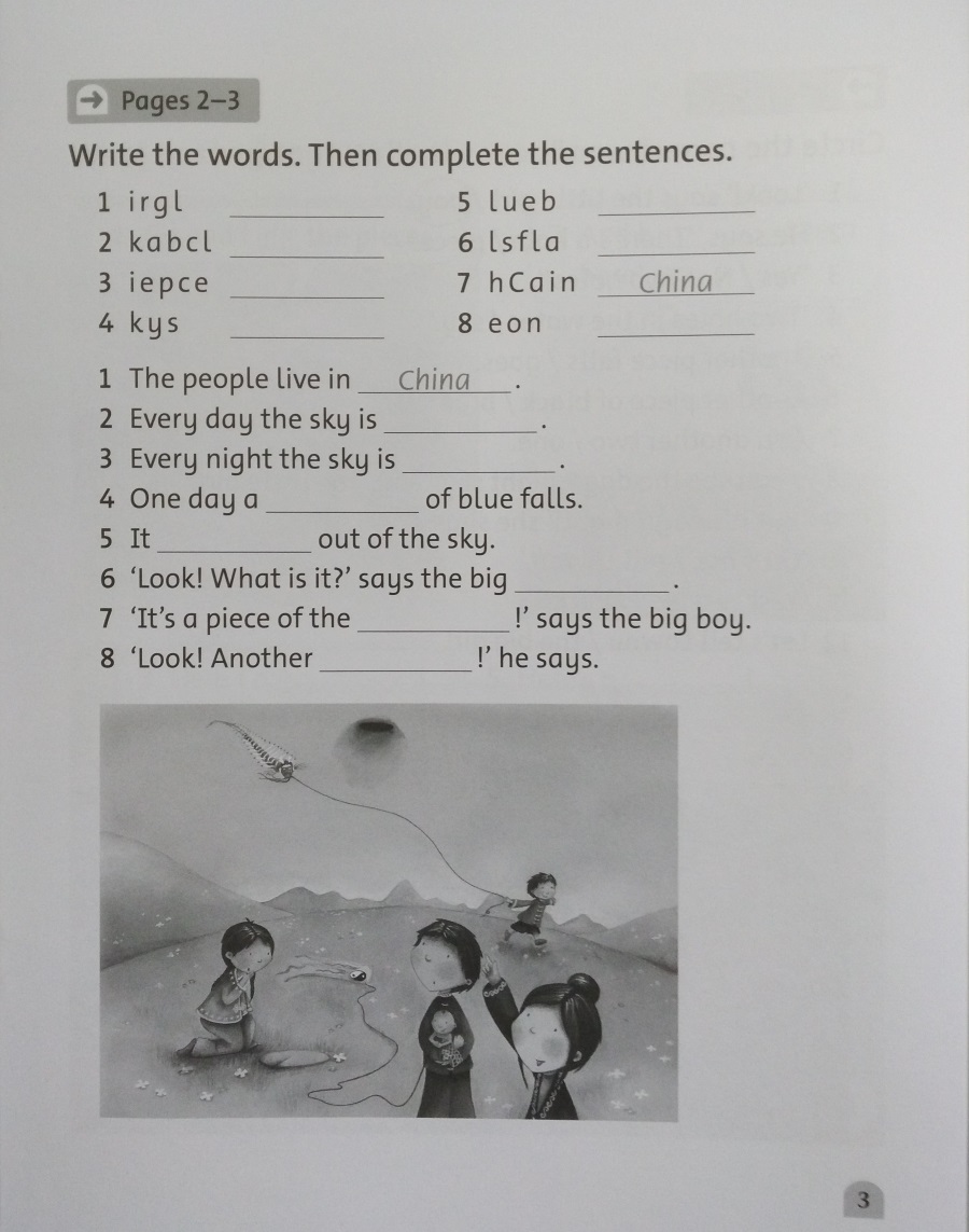 Classic Tales Level 1 Lownu Mends the Sky Activity Book and Play