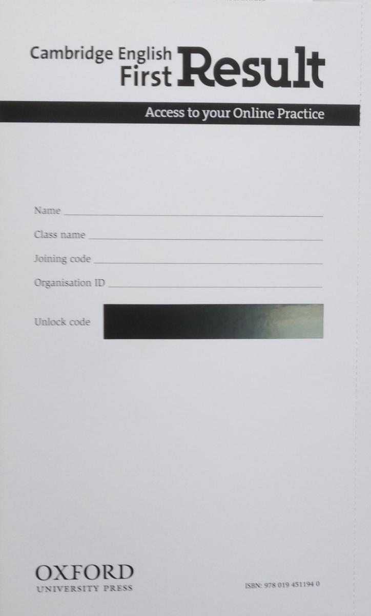Cambridge English First Result (2015 exam) Student's Book with Online Practice