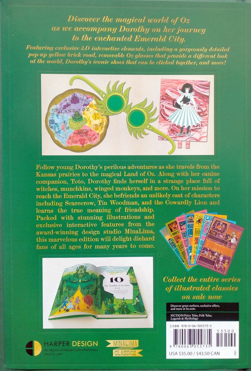 The Wonderful Wizard of Oz Interactive MinaLima Edition