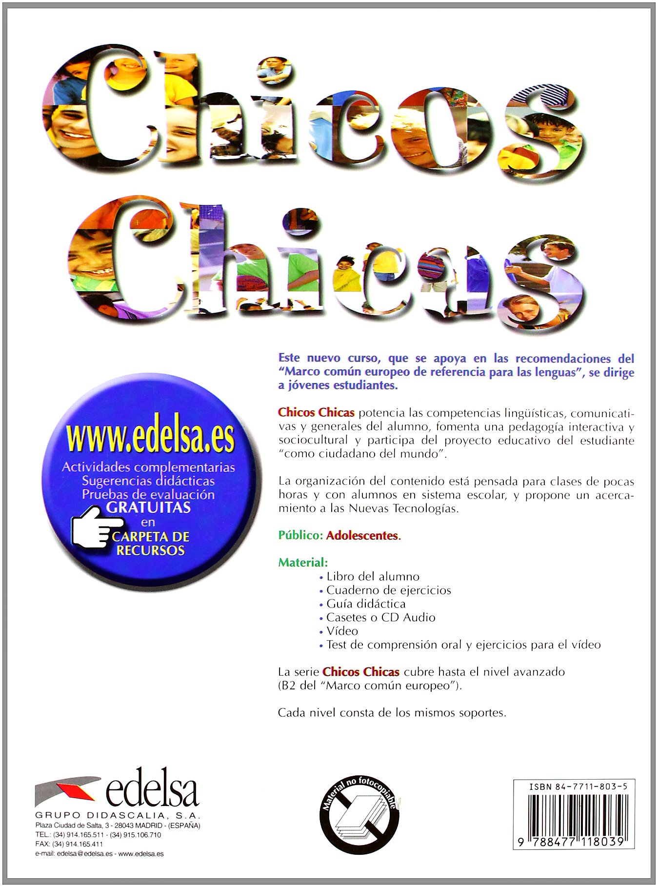 Chicos Chicas 4 Cuaderno de ejercicios