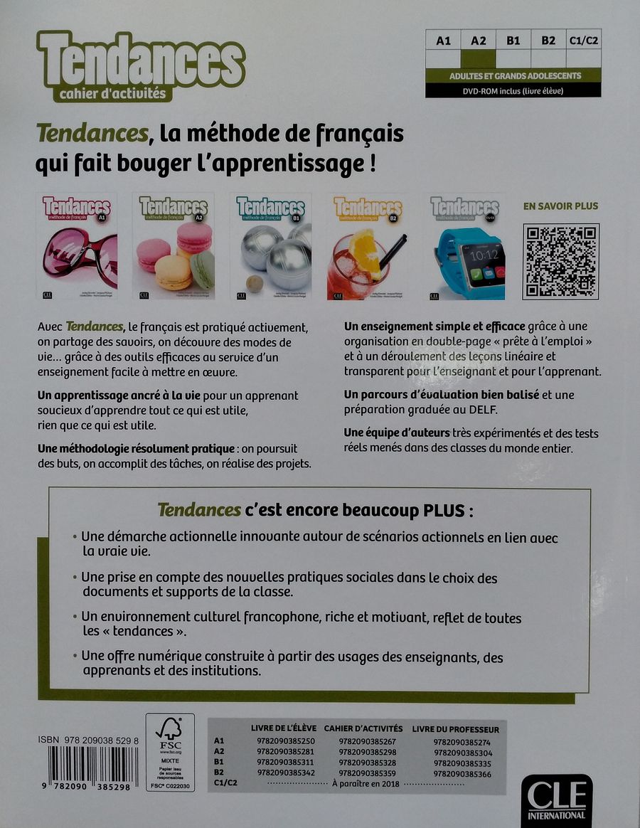 Tendances A2 Cahier d'exercices