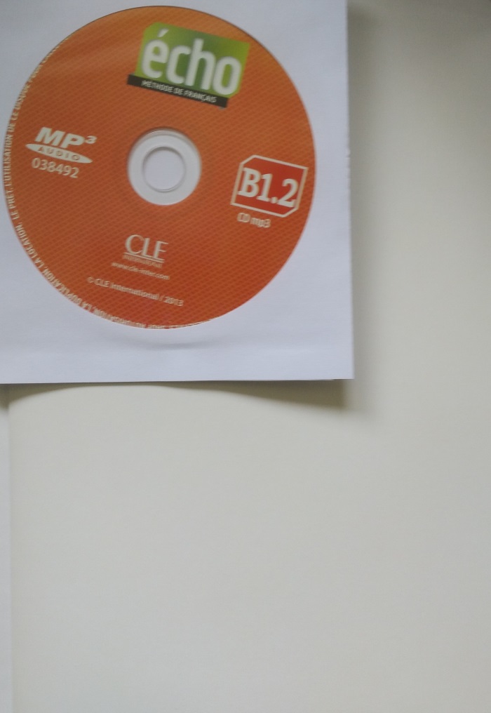 Echo 2eme edition B1.2 Livre + CD + Livre-web