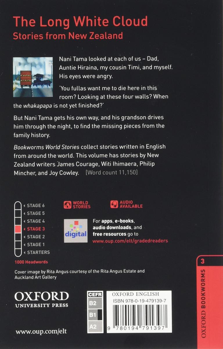 Oxford Bookworms Library 3 The Long White Cloud Stories from New Zealand with Audio Download (access card inside)