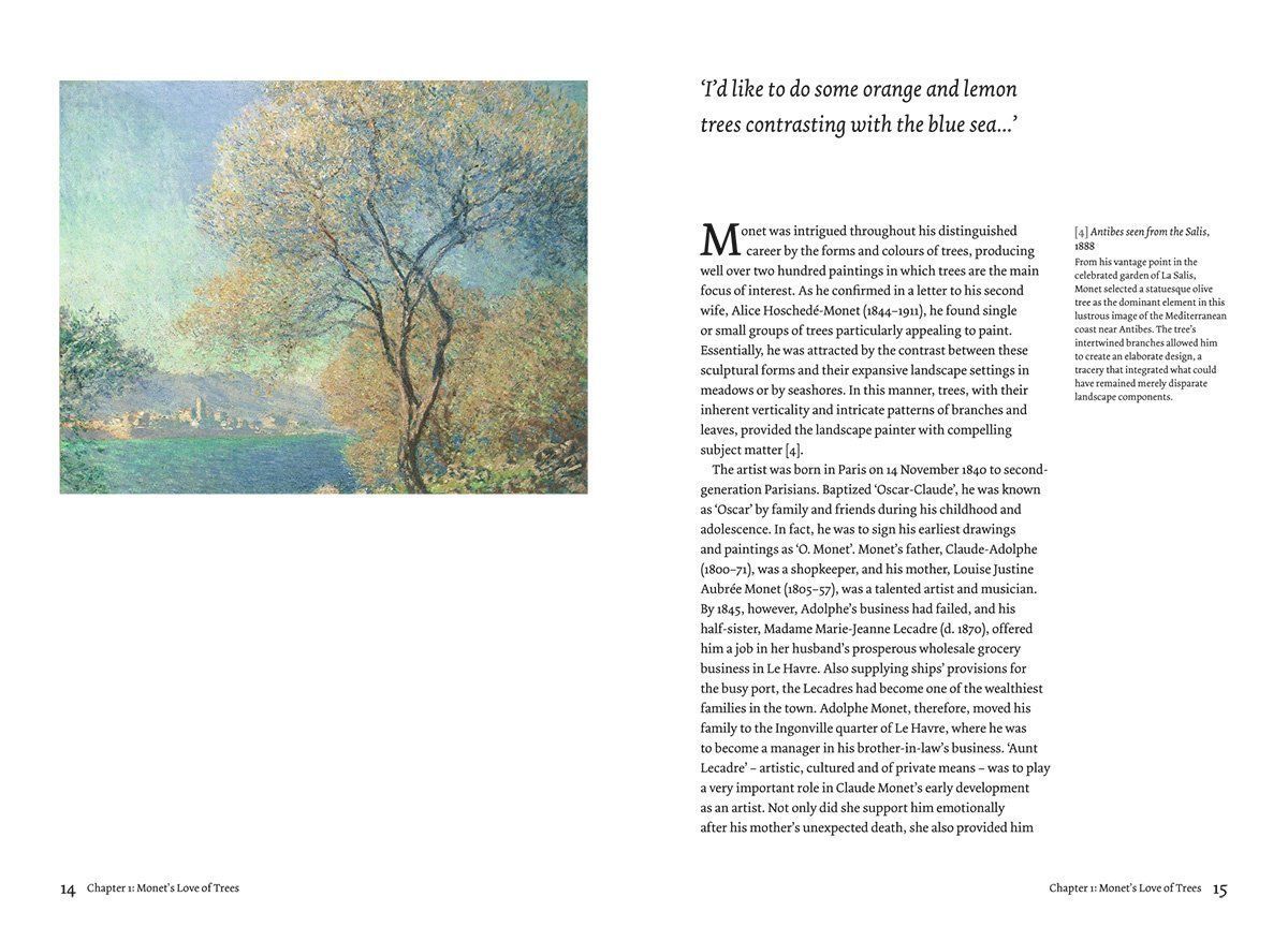 Monet's Trees Paintings and Drawings by Claude Monet