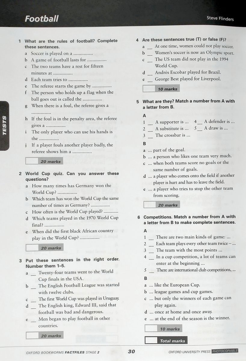 Oxford Bookworms Factfiles Teacher's Handbook