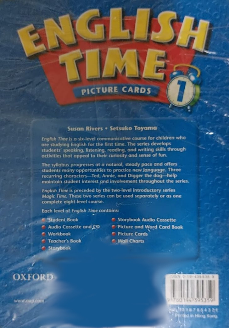 English Time 1 Picture Cards