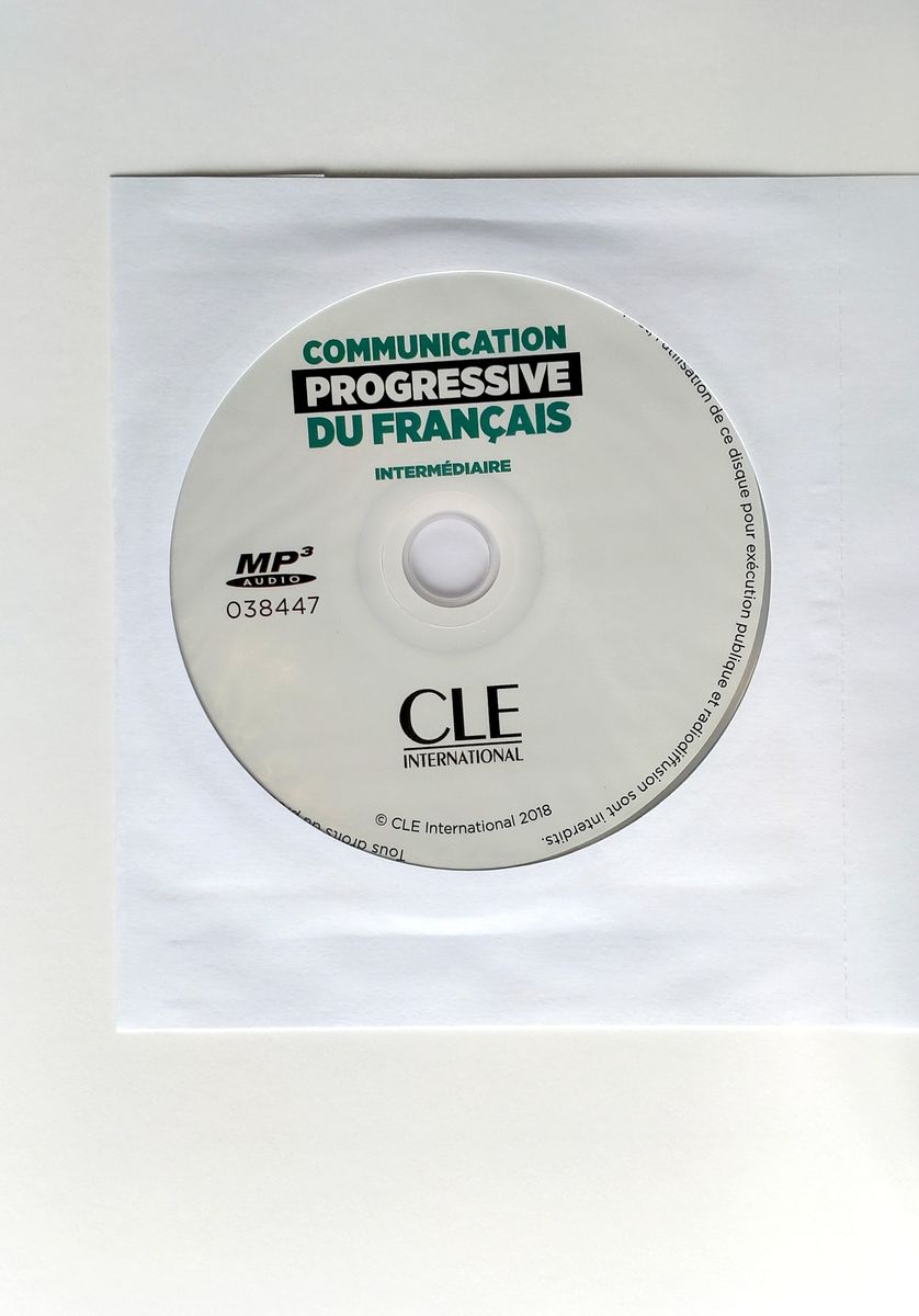 Communication Progressive du Francais 2eme edition Intermediaire A2-B1 Livre + CD Audio