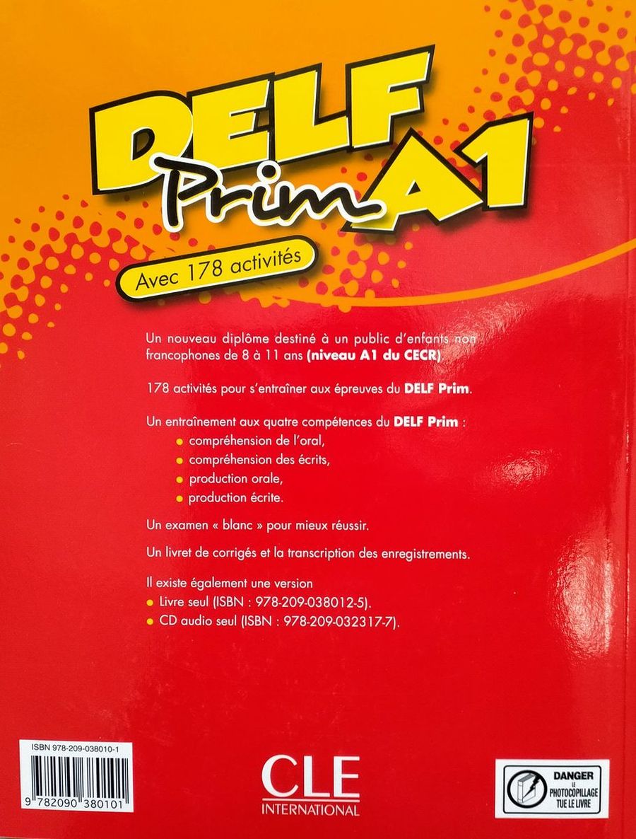 DELF Prim A1 Livre + CD audio