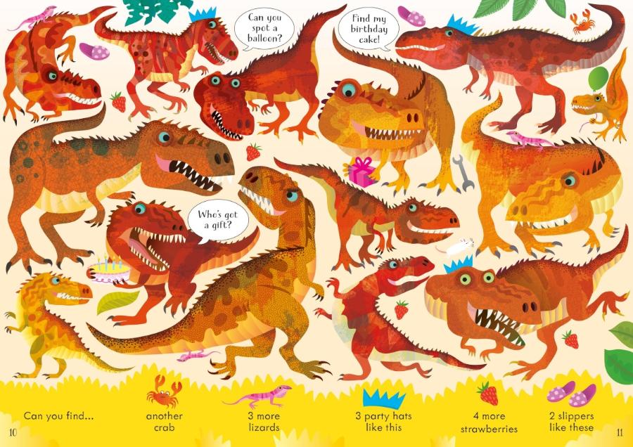 Usborne Look and Find Puzzles Dinosaurs