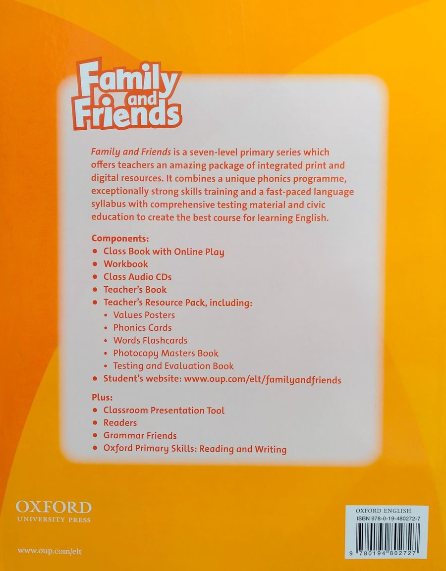 Family and Friends 4 Workbook