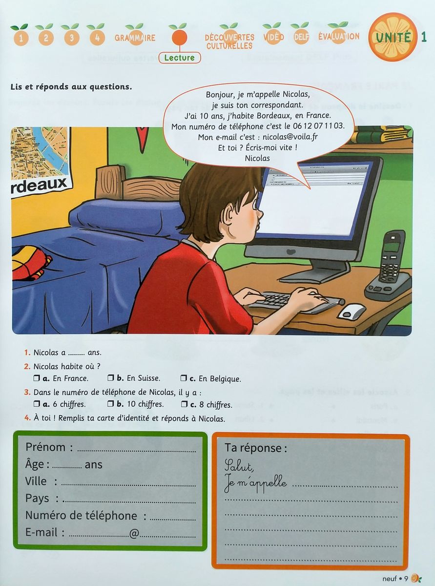 Nouveau Jus d'orange 1 A1.1 Cahier d'activites