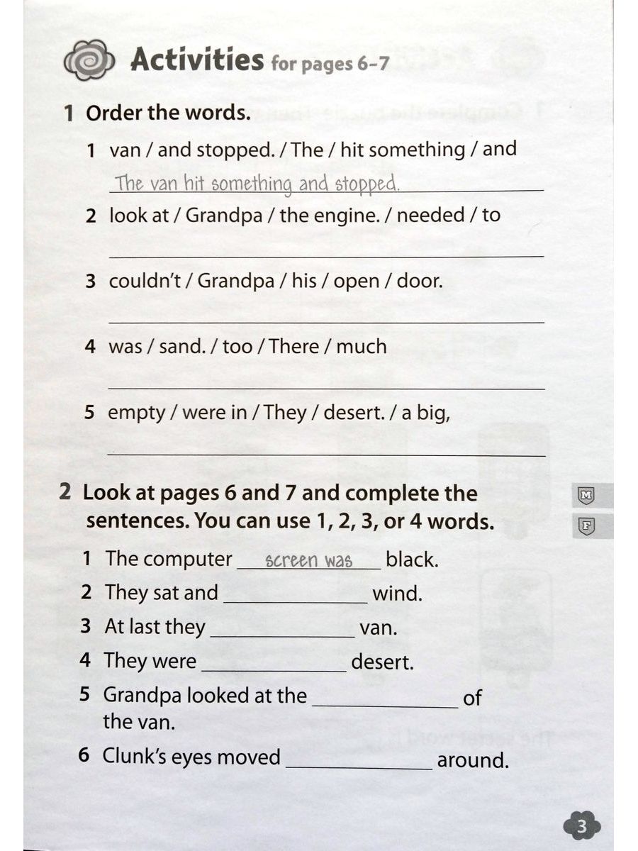 Oxford Read and Imagine 4 Lost in the Desert Activity Book