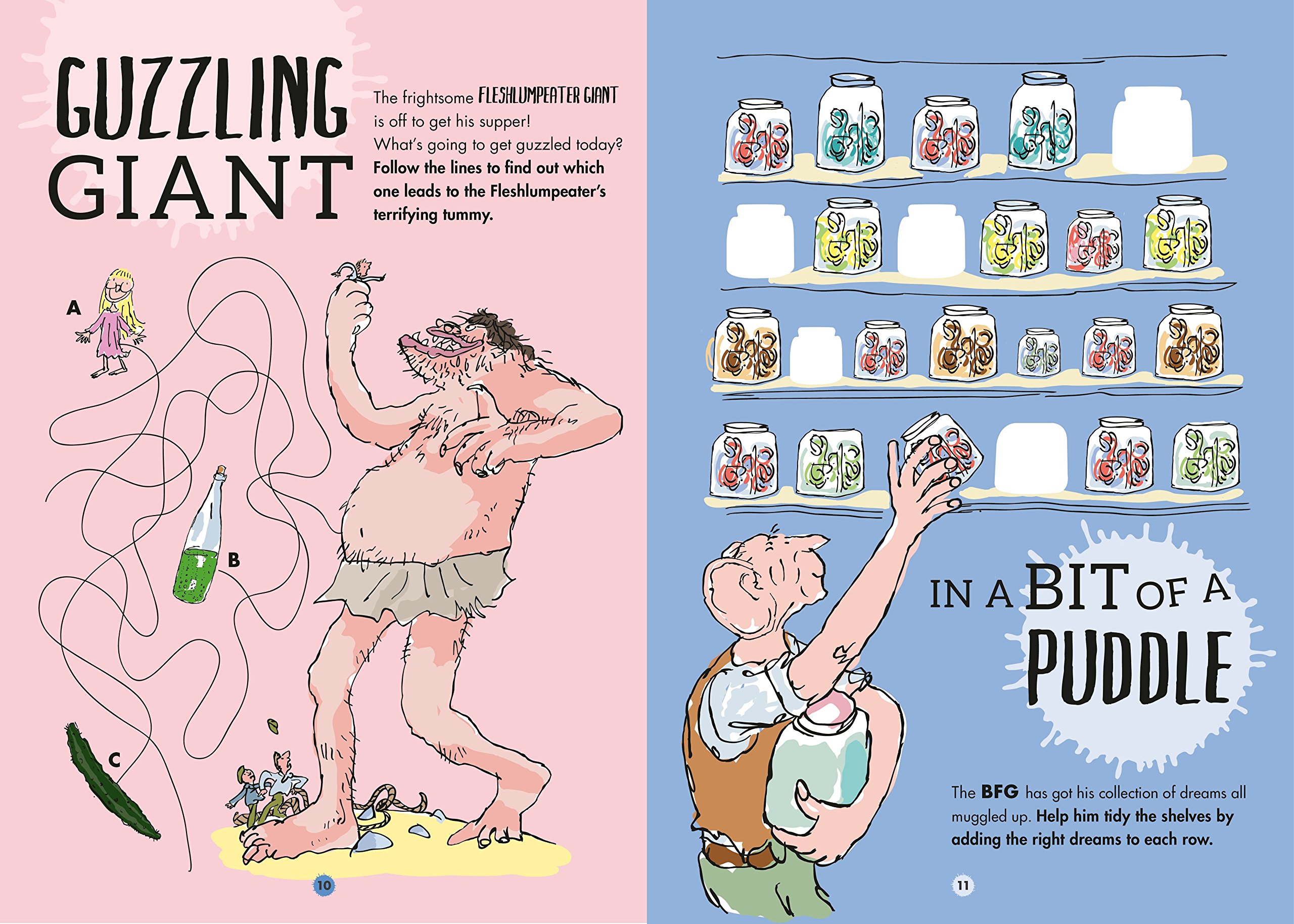 The BFG's Gloriumptious Sticker Activity Book