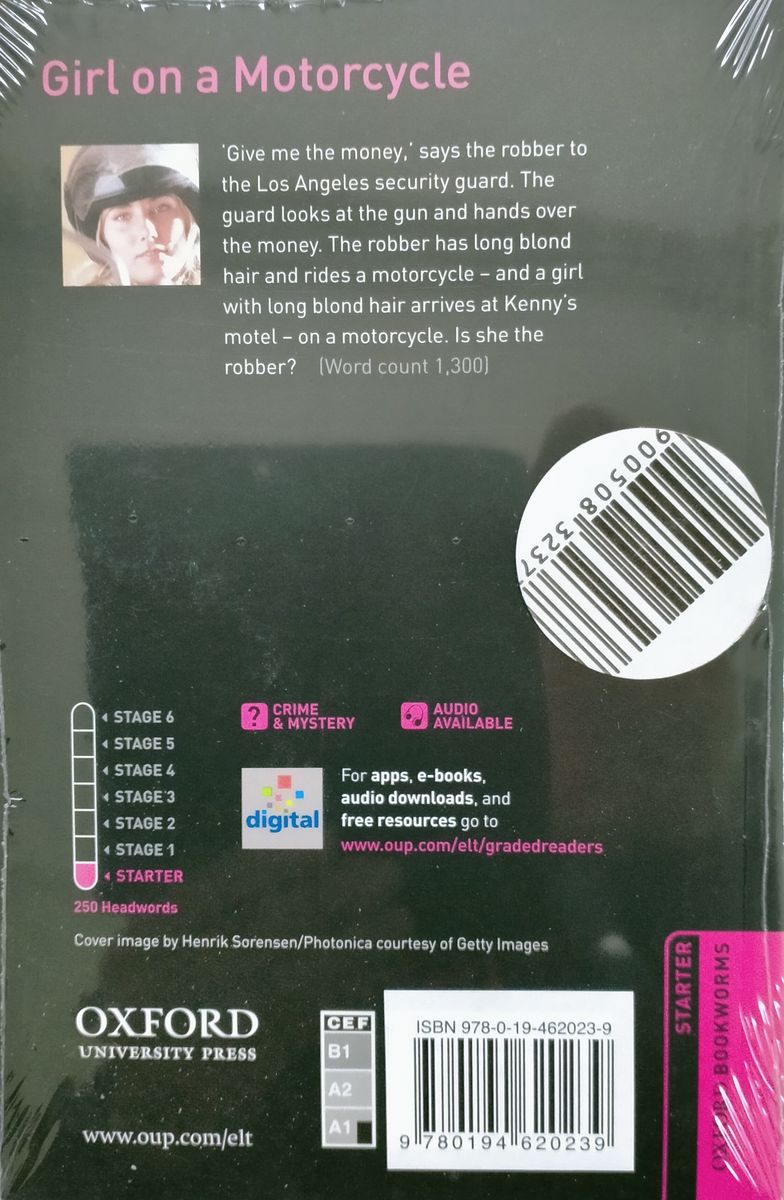 Oxford Bookworms Library  Starter Girl on a Motorcycle with Audio Download (access card inside)