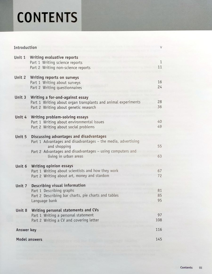 Steps to Academic Writing with Key