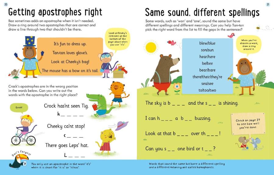 Usborne Workbooks Spelling 6-7