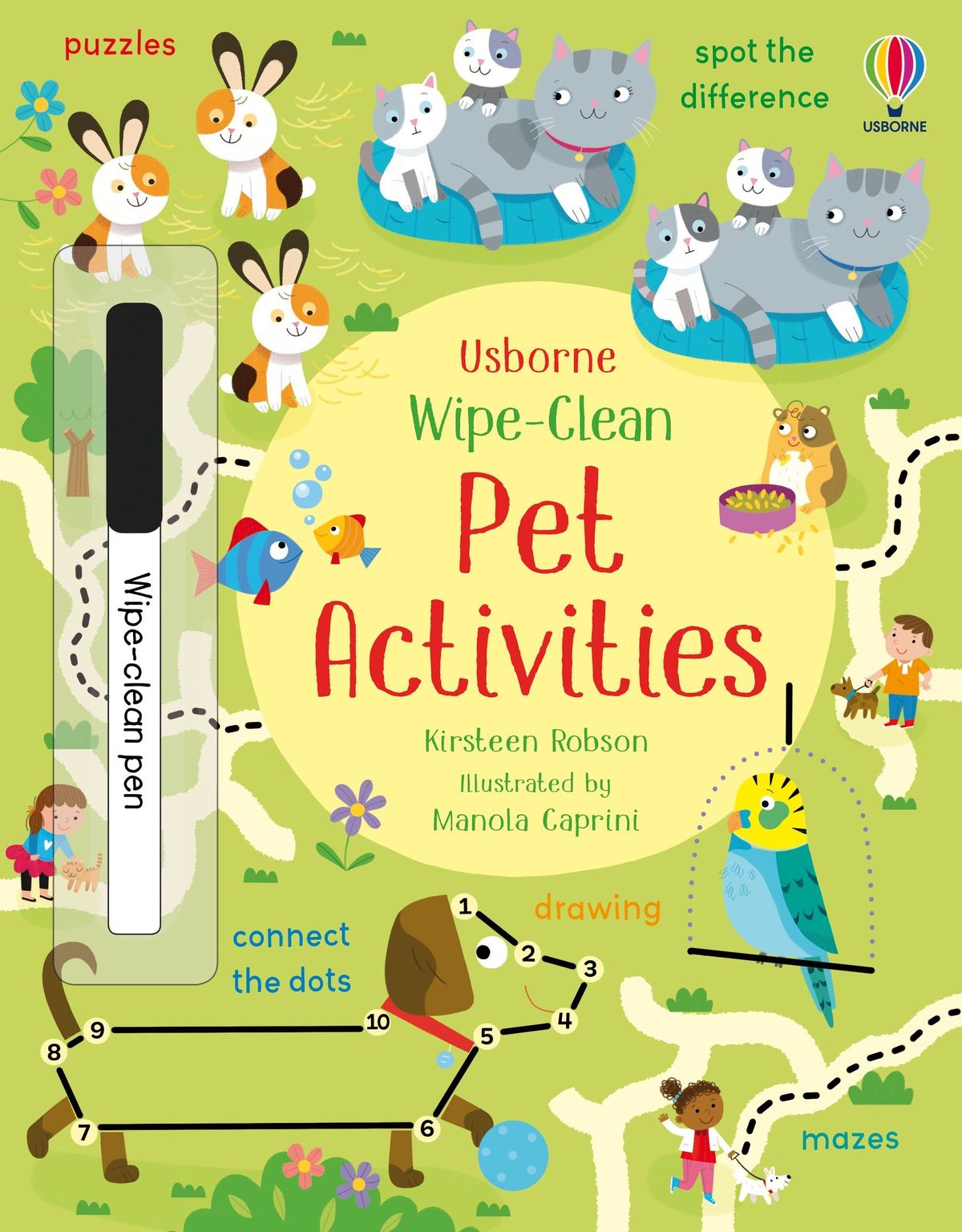 Usborne Wipe-Clean Pet Activities