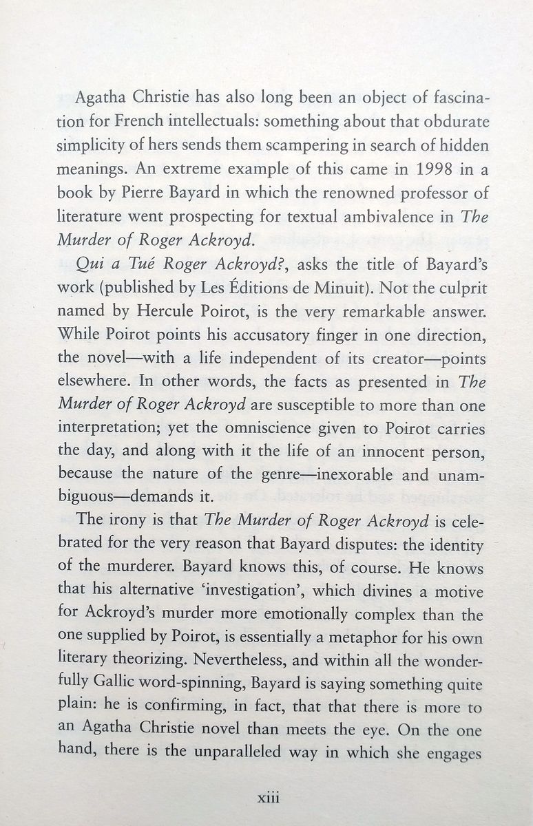 The Murder of Roger Ackroyd