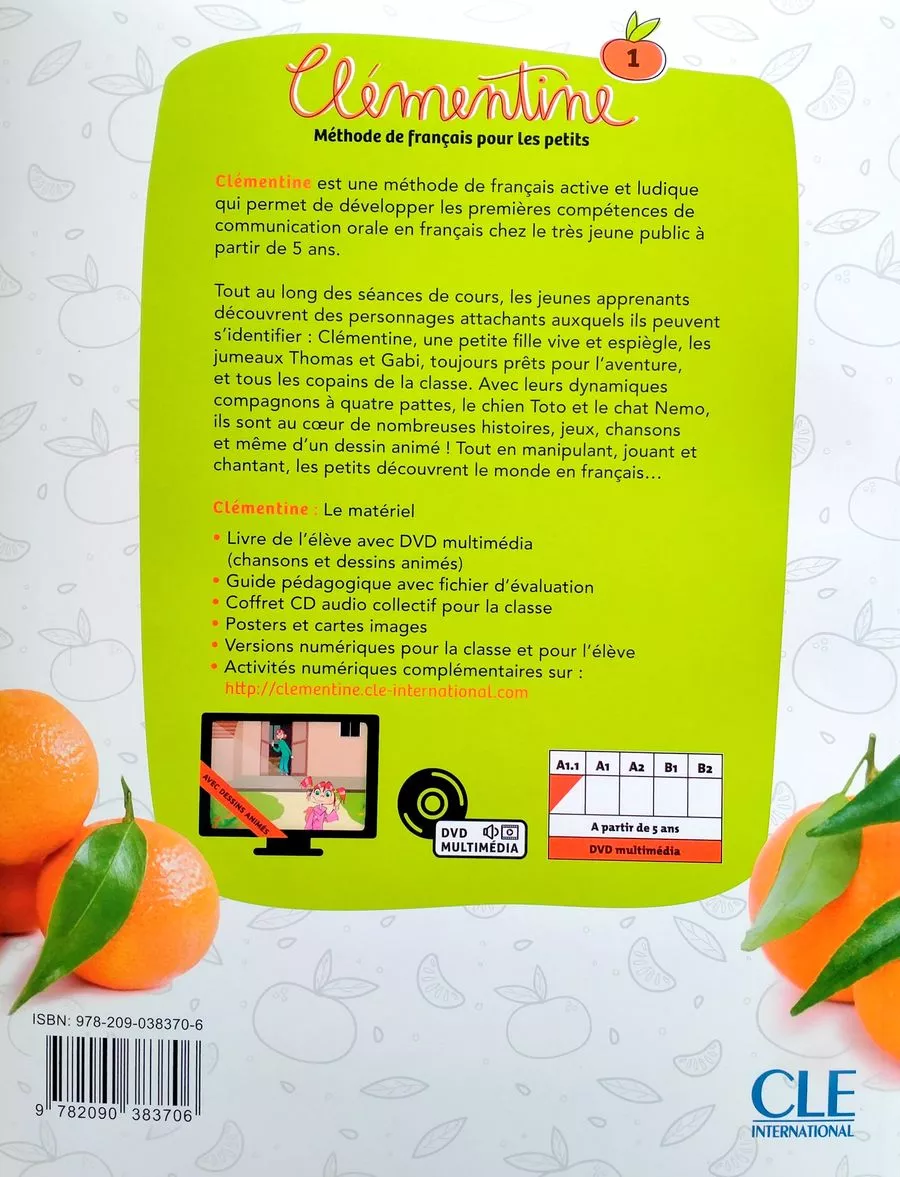 Clementine 1 Livre de l'eleve + DVD