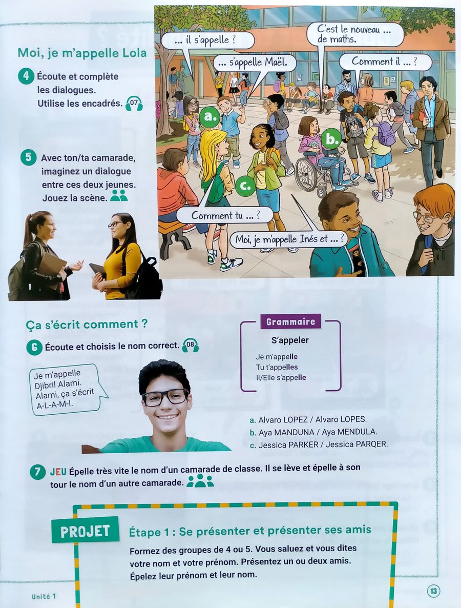 J'aime 1 A1 Livre de l'eleve