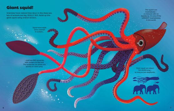 Usborne Big Sticker Book Weird Deep Sea Creatures