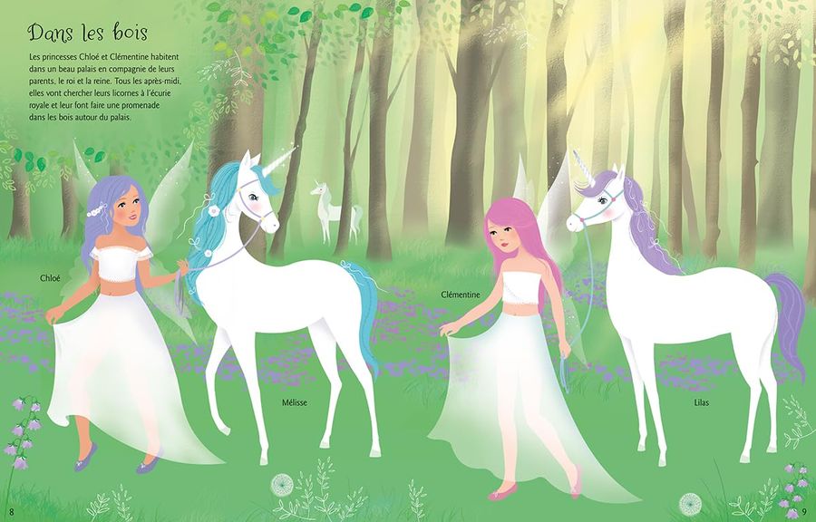 J'habille mes amies Les licornes