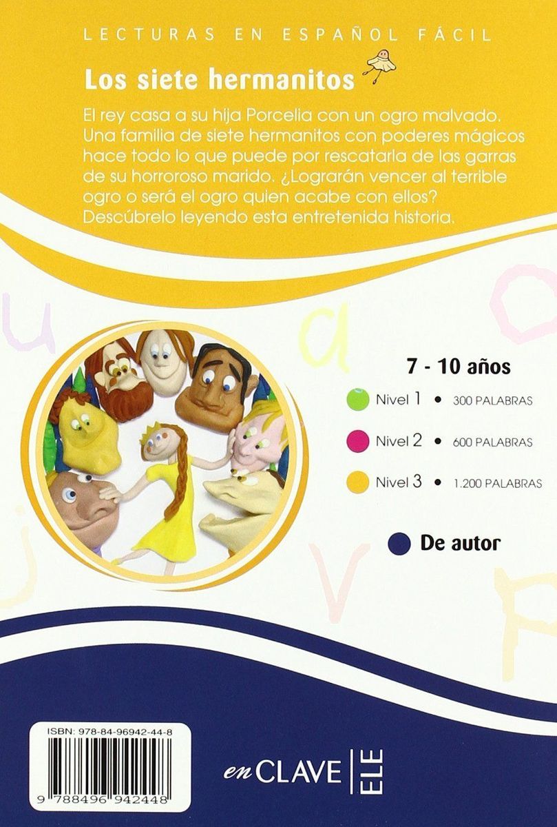 Lecturas en Espanol Facil 3 Los siete hermanitos
