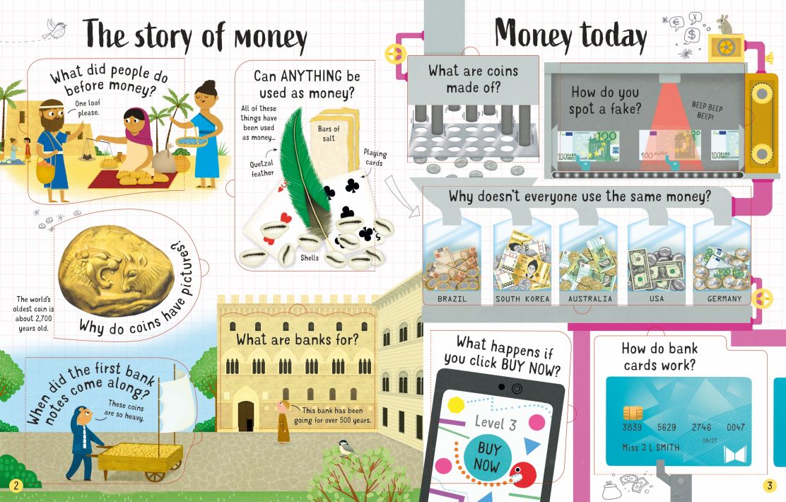 Usborne Lift-the-Flap Questions and Answers about Money