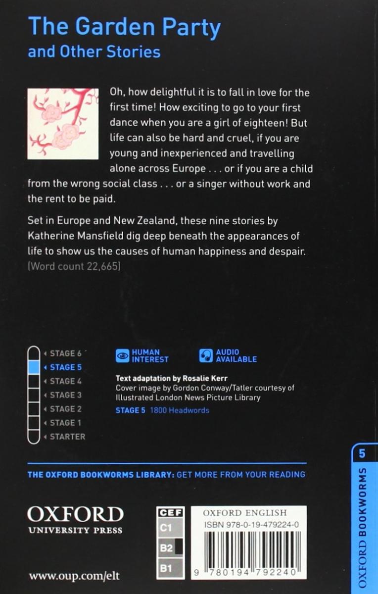 Oxford Bookworms Library 5 The Garden Party and Other Stories with Audio Download (access card inside)