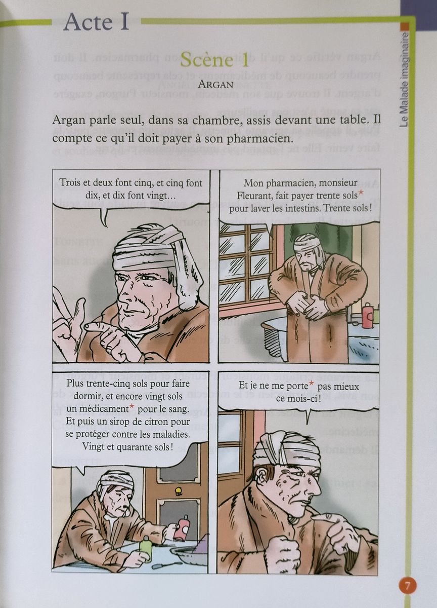 Lecture En Francais Facile 2 Le Malade Imaginaire