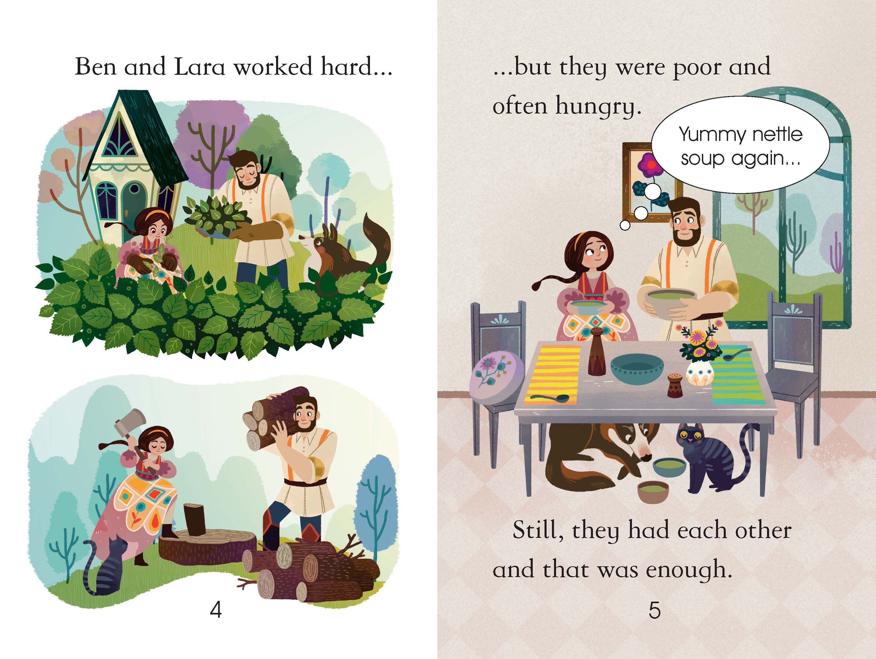 Usborne First Reading 4 The Three Wishes