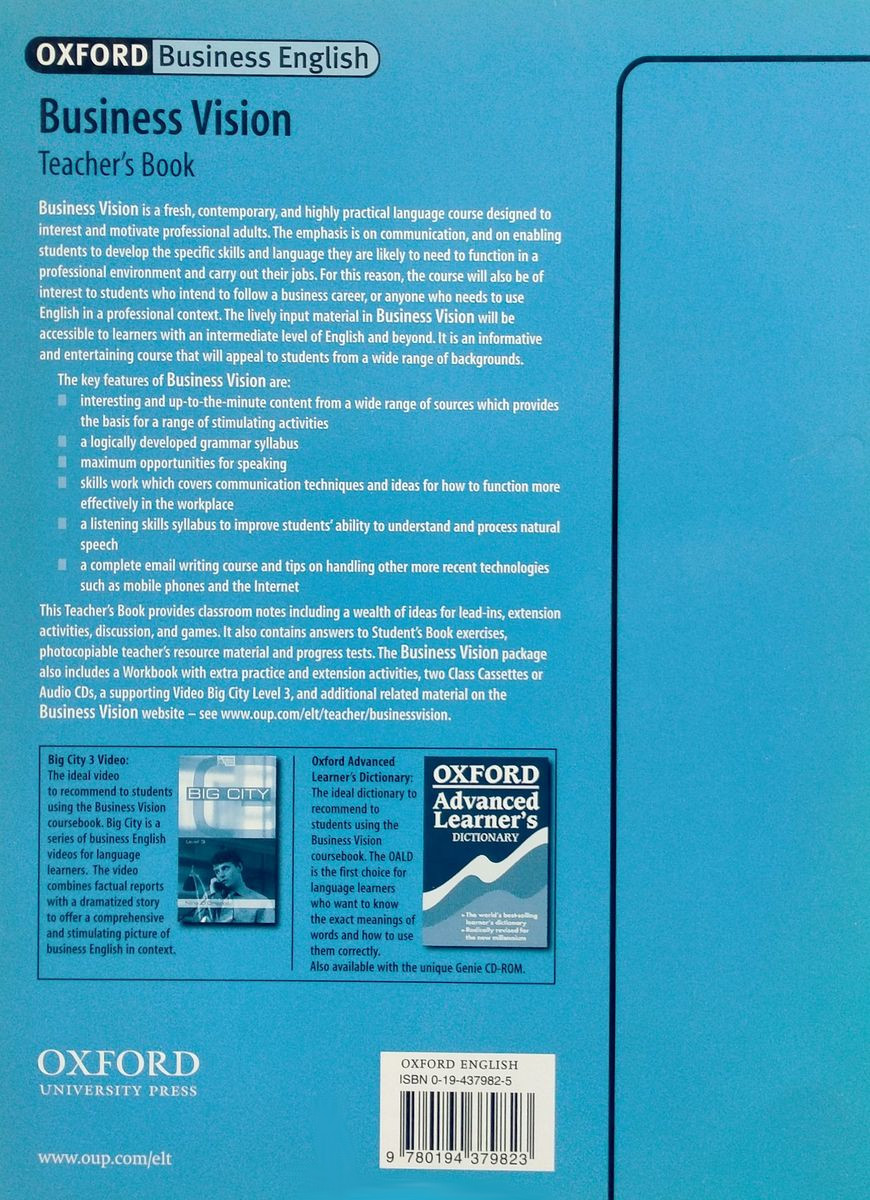 Business Vision Teacher's Book