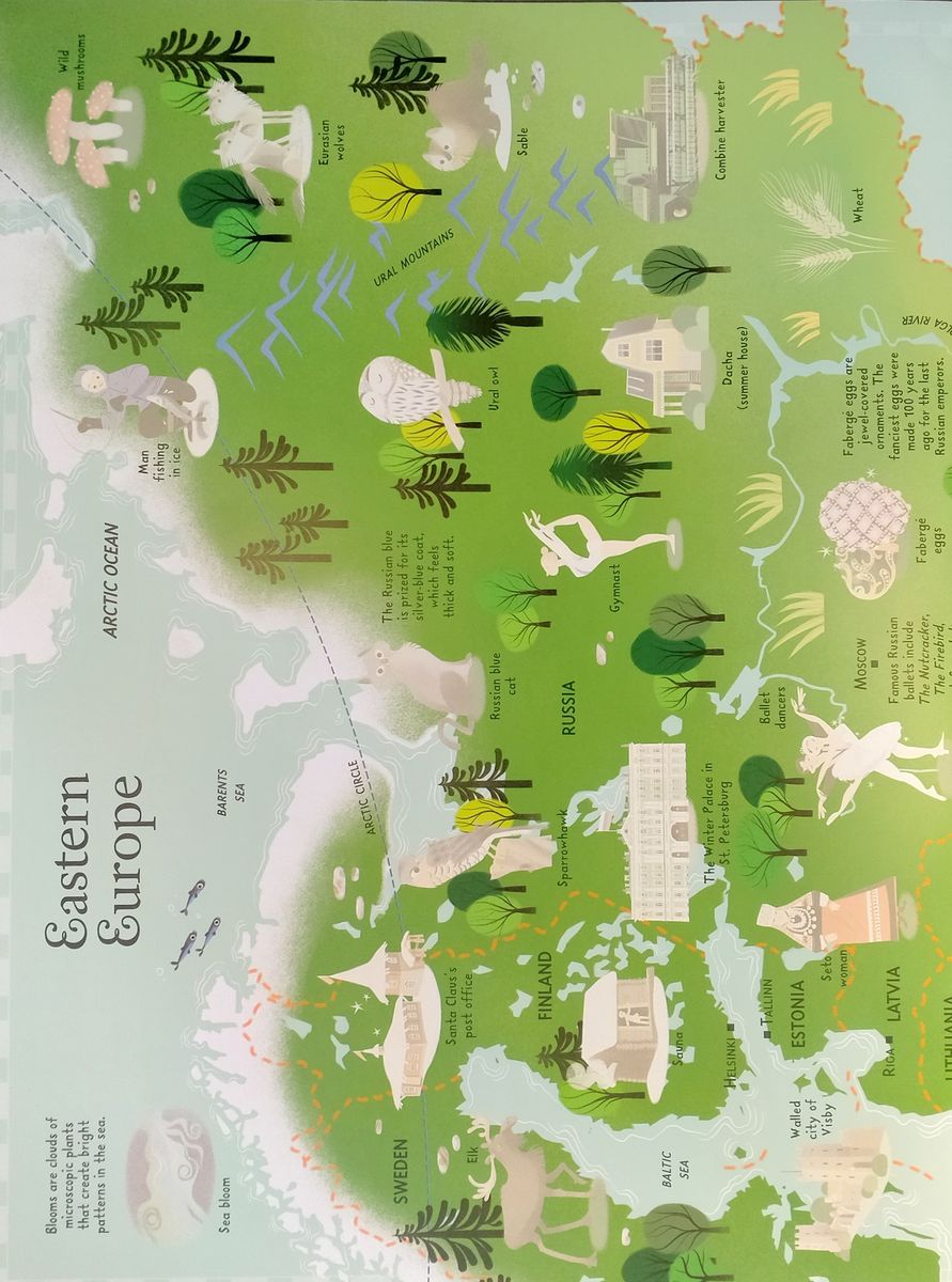 The Usborne Sticker Picture Atlas of the World