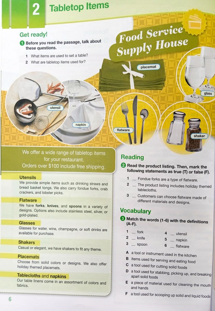 Career Paths Food Service Industries Teacher's Guide, Student's Book with Digibook and Online Audio