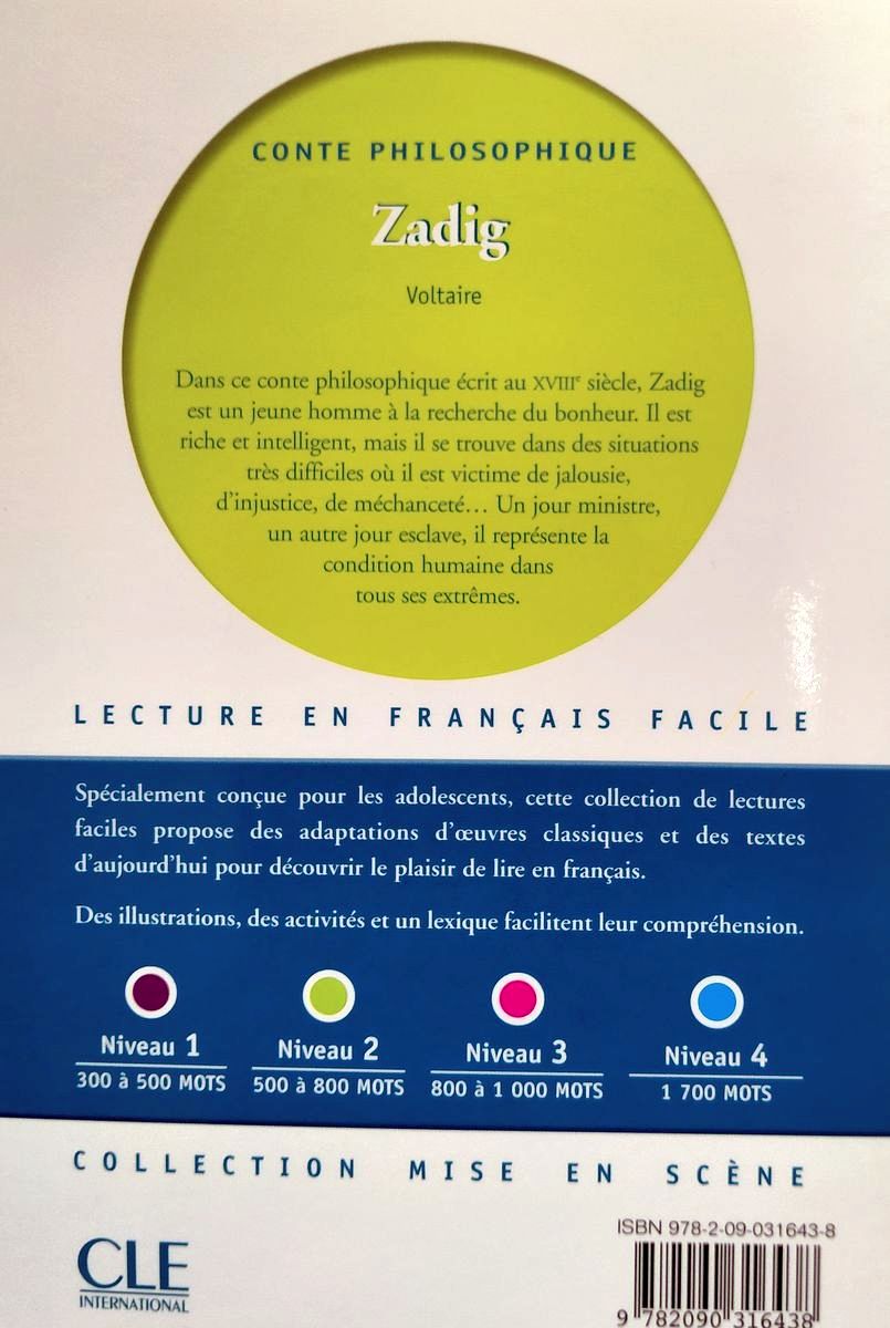 Lecture En Francais Facile 4 Zadig