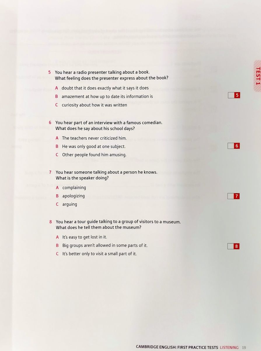 Cambridge English First (2015 Exam) Practice Tests Without Key