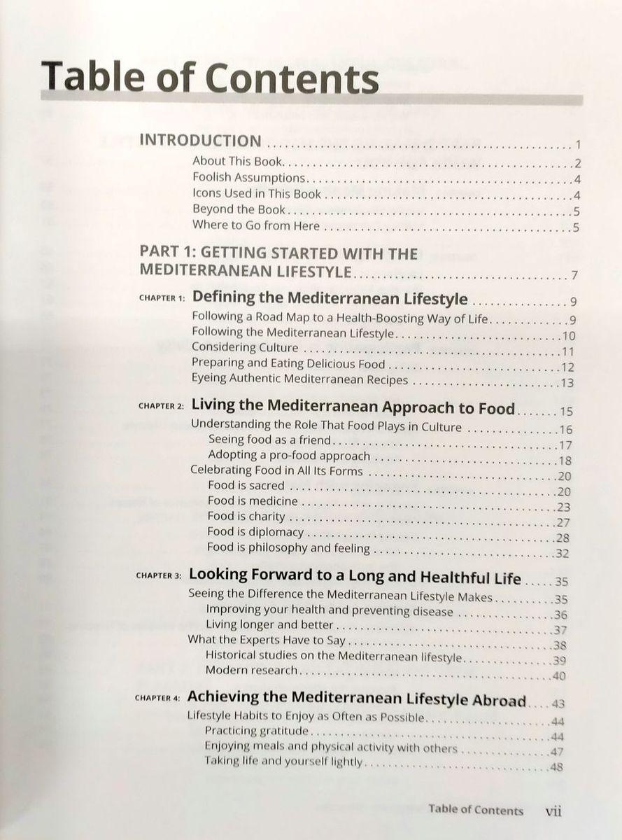 Mediterranean Lifestyle For Dummies