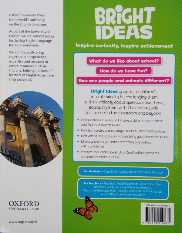 Bright Ideas 1 Activity Book with Online Practice