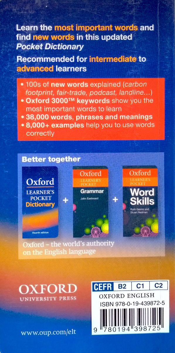 Oxford Learner's Pocket Dictionary