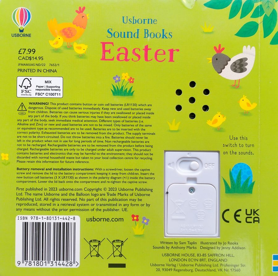 Usborne Easter Sound Book