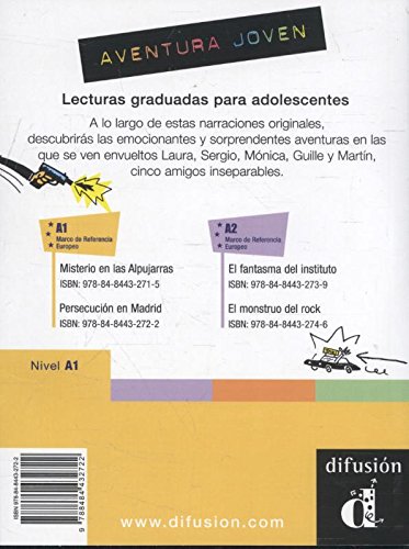 Aventura Joven A1 Persecusion En Madrid libro + audio CD