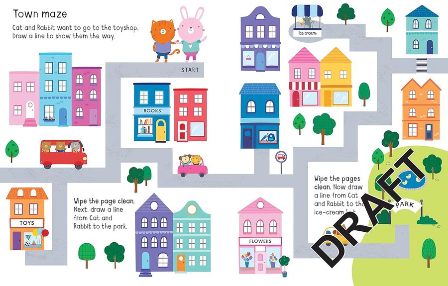 Usborne Early Years Wipe-Clean First Puzzles