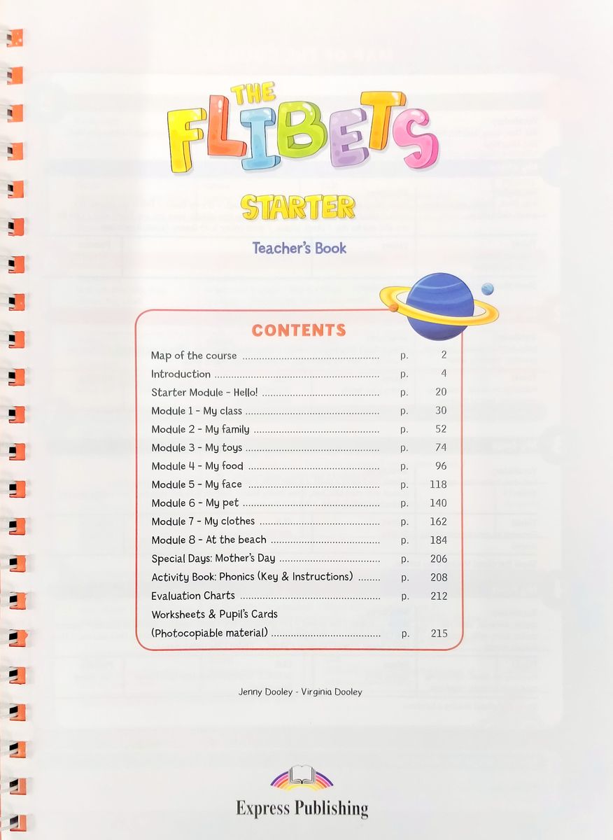 The Flibets  Starter Teacher's Book