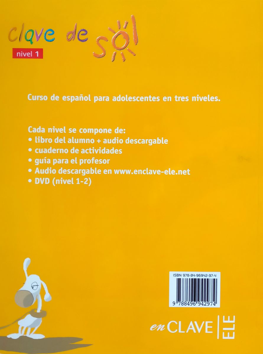 Clave de sol 1 Libro del alumno + Audio Descargable