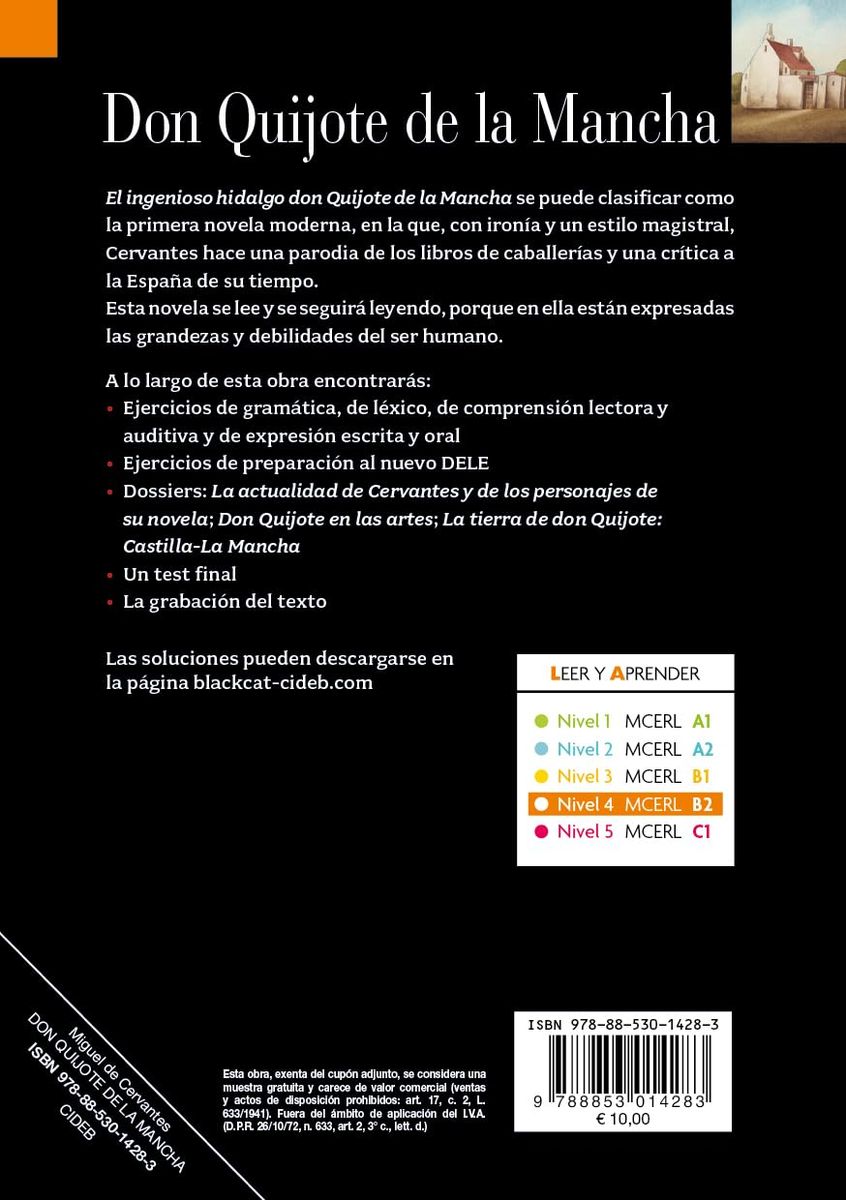 Leer y Aprender B2 Don Quijote de la Mancha + Audio