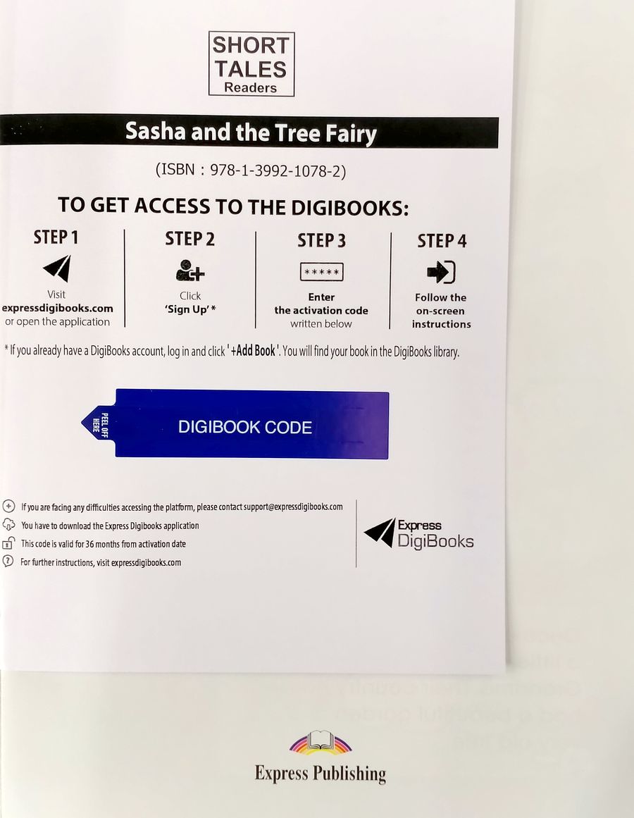Short Tales 4 Sasha and the Tree Fairy Student's Book with Digibook
