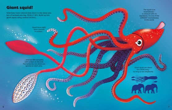 Usborne Big Sticker Book Weird Deep Sea Creatures