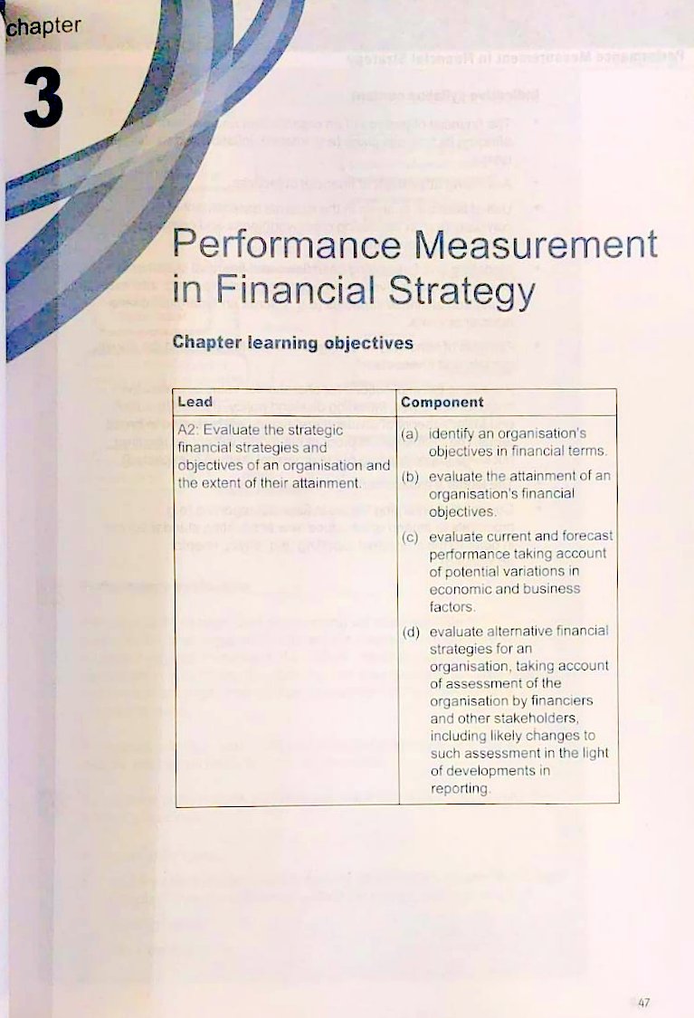 F3 Financial Strategy - Study Text