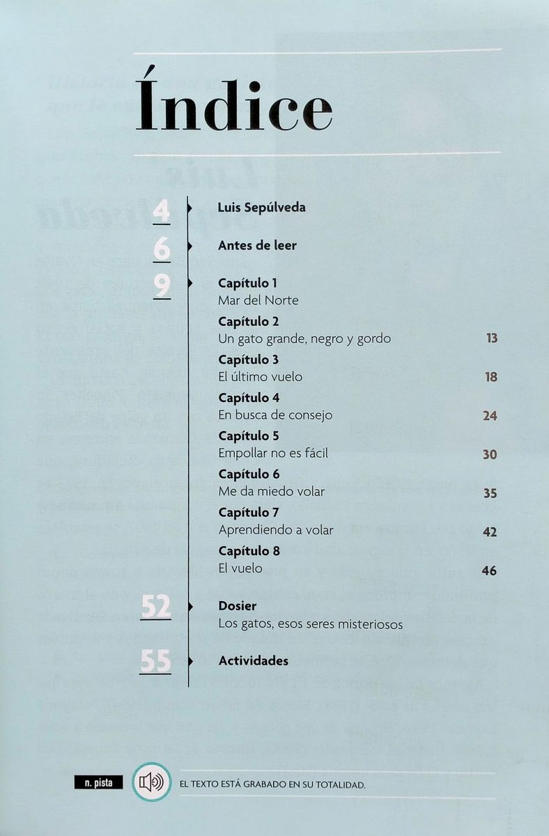 Leer y Aprender A1 Historia De Una Gaviota Y Del Gato Que Le Enseno A Volar + Audio