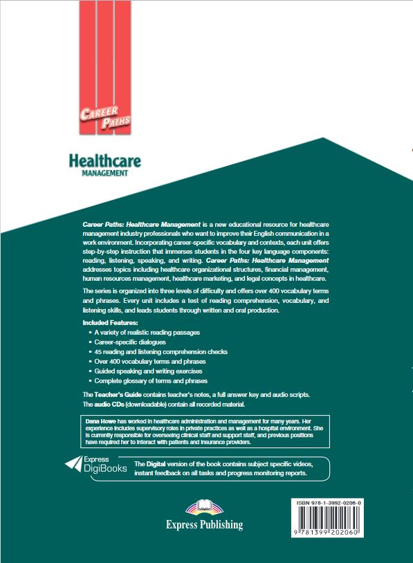 Career Paths Healthcare Management Student's Book with Digibook
